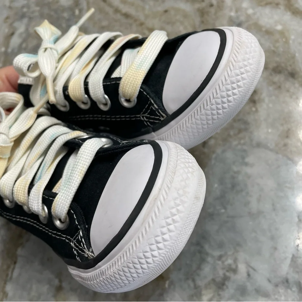 Kids Black and White Converse Toddler size 12